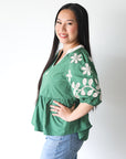 Garden Grace Peplum Blouse