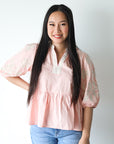 Garden Grace Peplum Blouse