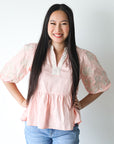 Garden Grace Peplum Blouse