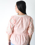Garden Grace Peplum Blouse
