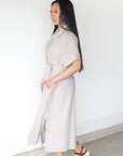 Costal Bliss Striped Midi Dress