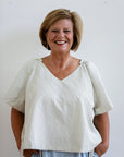 Tie It In A Bow Striped Blouse