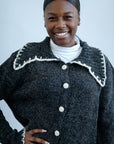 Vintage collared cardigan for women from Favored and Common in NC
