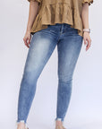 Mis rise skinny jeans for women from Favored and Common