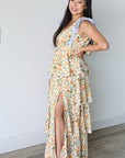 Garden Cascade Maxi Dress