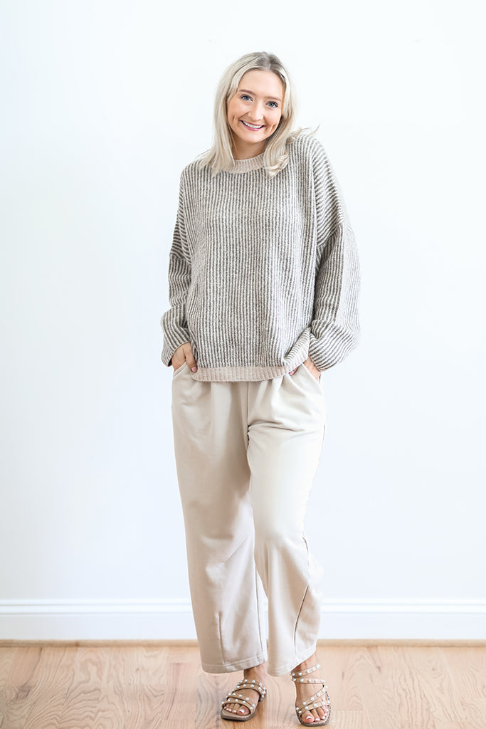 Easy Breezy Beige Trousers