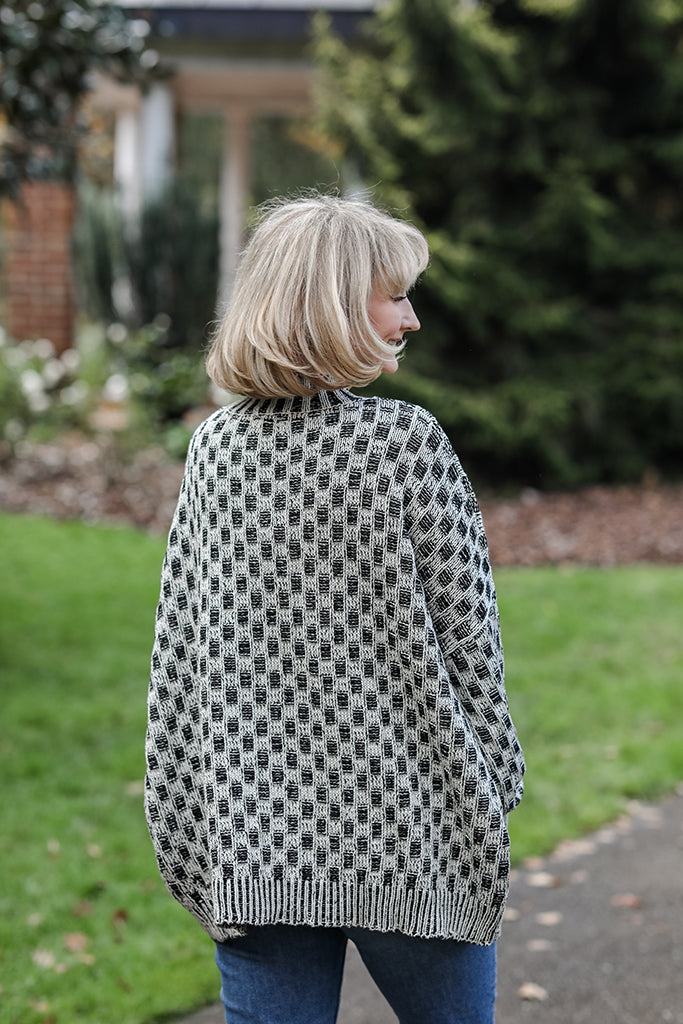 The Midnight Grid Sweater