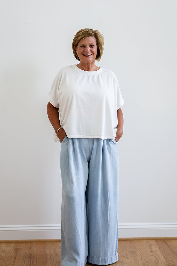 Coastal Drift Flowy Pants