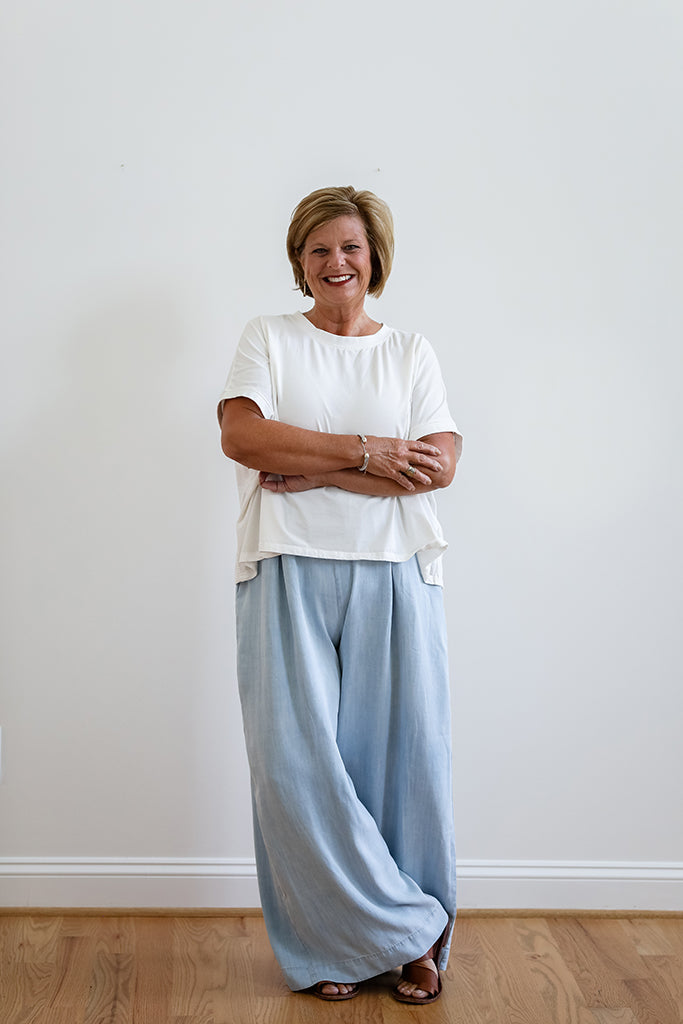 Coastal Drift Flowy Pants