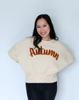 Buttercream Autumn crew neck for women from Favored and Common