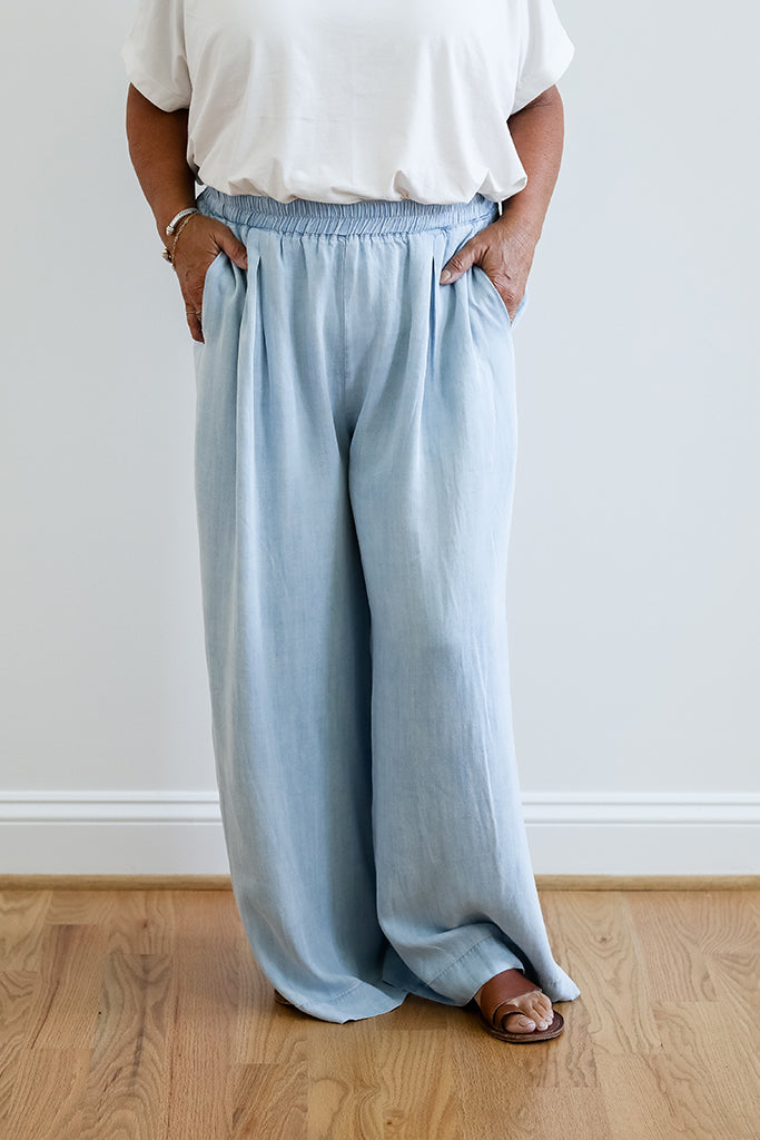 Coastal Drift Flowy Pants