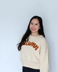 Cozy crew neck for Fall from Favored and Common in NC