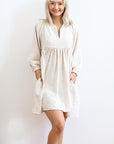 Pure Elegance Mini Dress