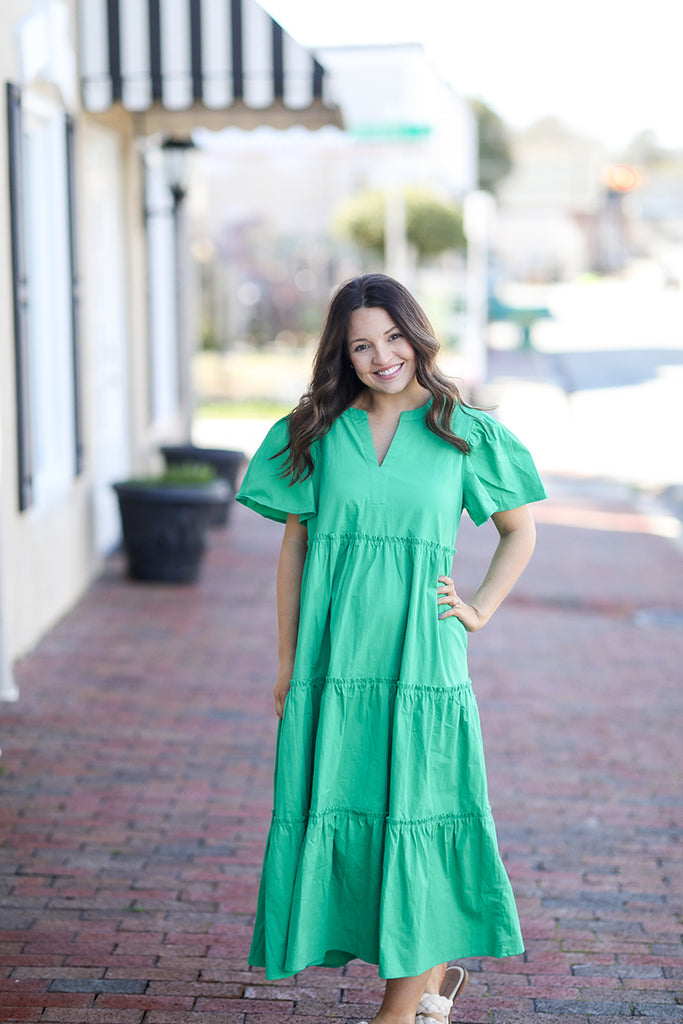 Timeless Tiered Midi Dress