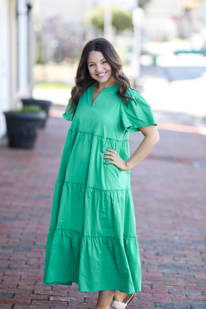 Timeless Tiered Midi Dress