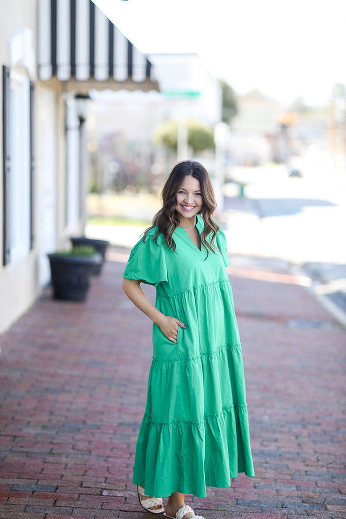 Timeless Tiered Midi Dress