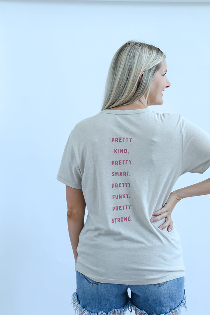 Graphic tee with quote for women from Favored And Common