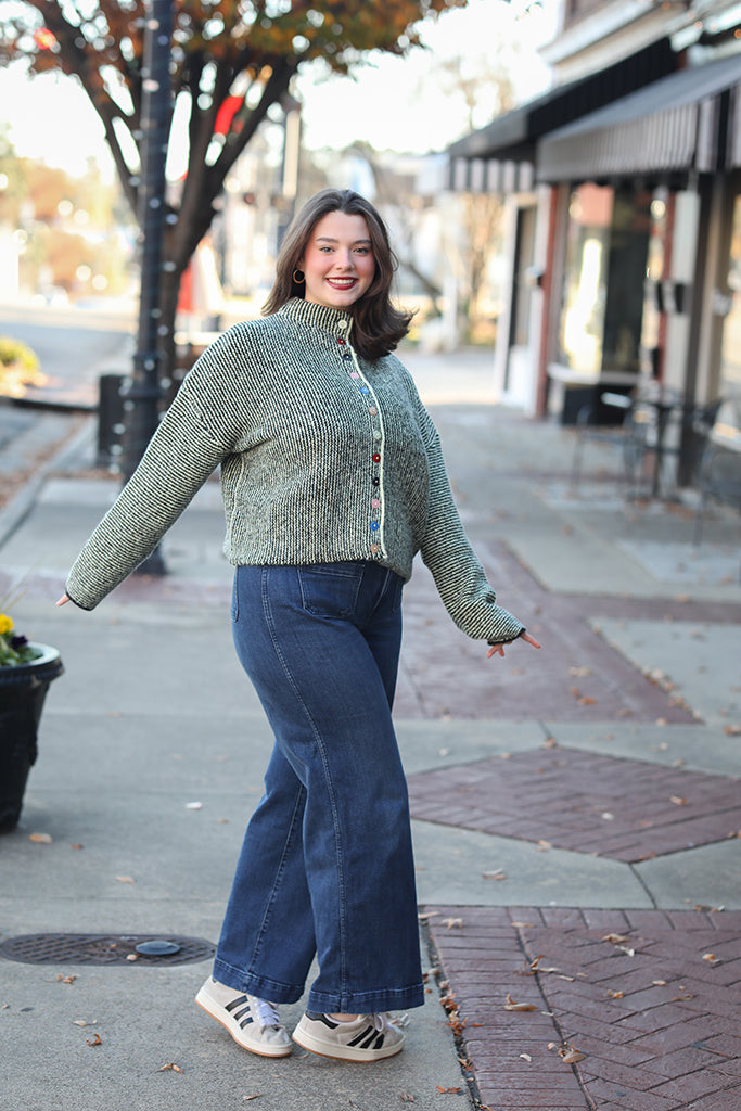 The Merry Mix-Up Button Cardigan