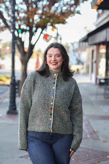 The Merry Mix-Up Button Cardigan