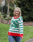 The Merry & Bright Stripe Sweater | +Plus Size Available