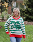 The Merry & Bright Stripe Sweater | +Plus Size Available