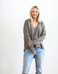 Charcoal Chic Cardigan