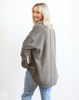 Charcoal Chic Cardigan