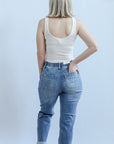 High waisted cuffed jogger jeans from Favored And Common