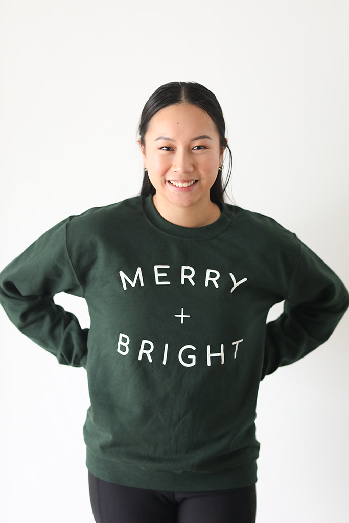 Merry and Bright Crewneck Sweatshirt