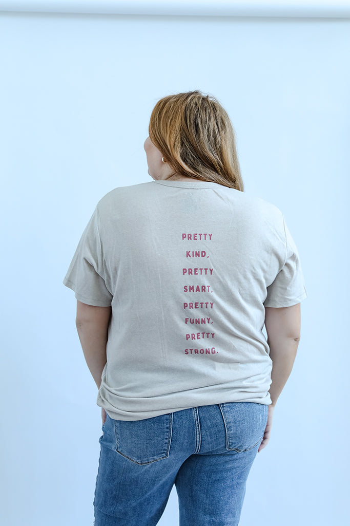 Inspirational quote t-shirt for women from Favored And Common