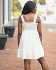 Ivory Charm Mini Dress