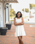 Ivory Charm Mini Dress