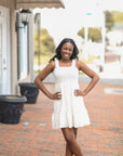 Ivory Charm Mini Dress