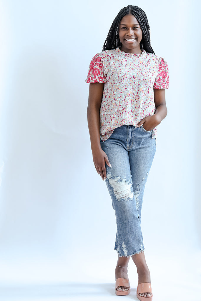 Judy blue distressed cropped jeans from Favored And Common