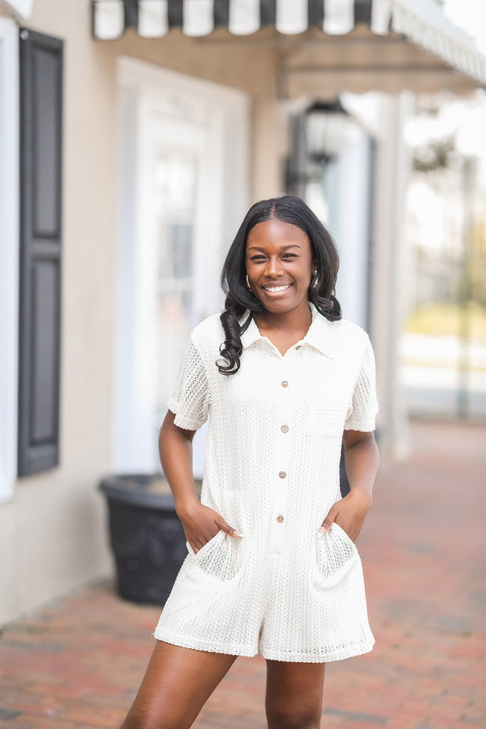 Crochet Cutie Knit Romper