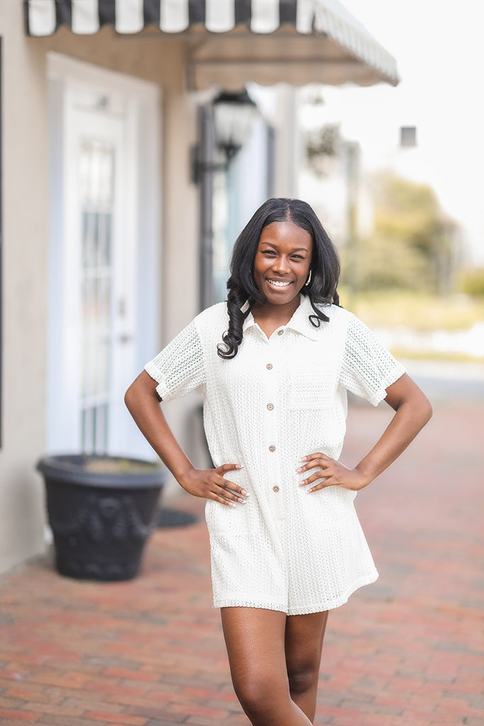 Crochet Cutie Knit Romper