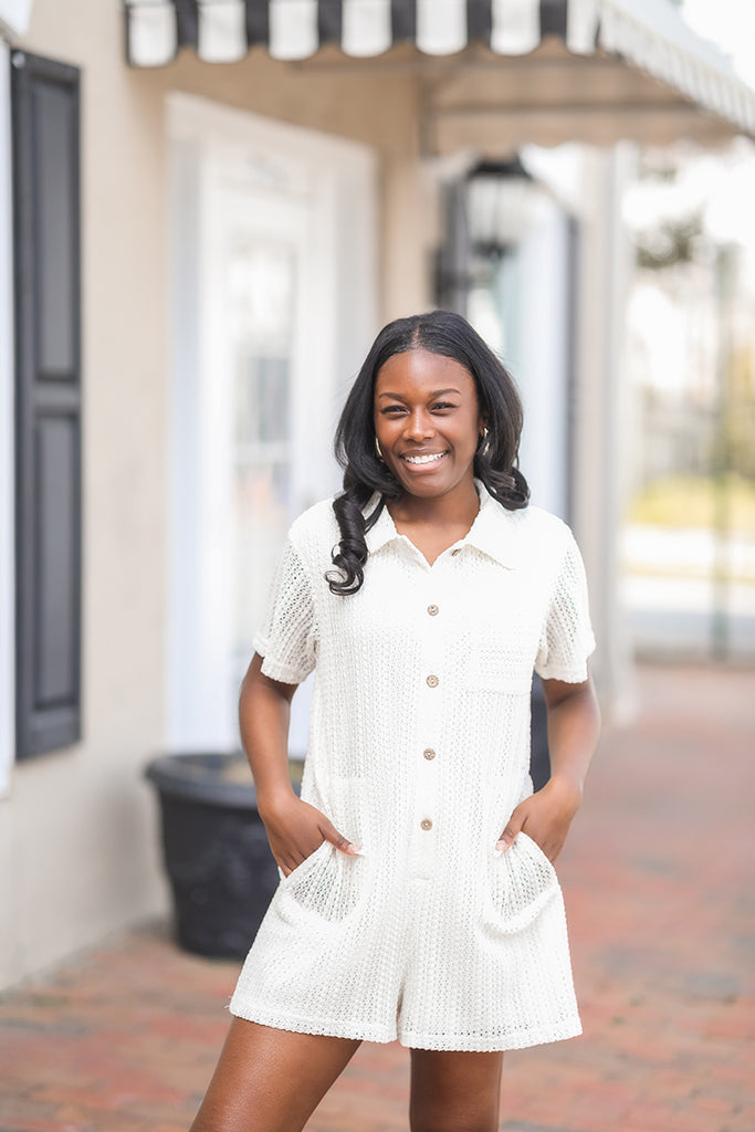 Crochet Cutie Knit Romper