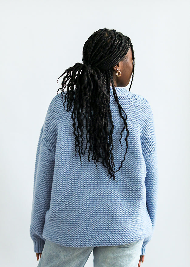 Light blue sweater for women from Favored And Common in NC