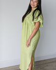 Key Lime Midi Dress