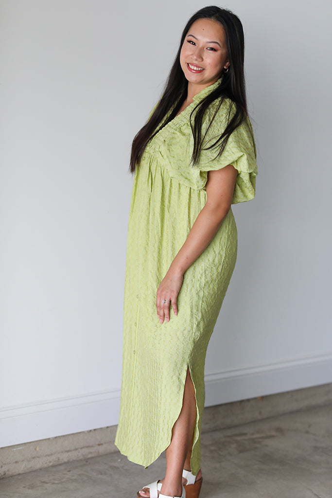 Key Lime Midi Dress