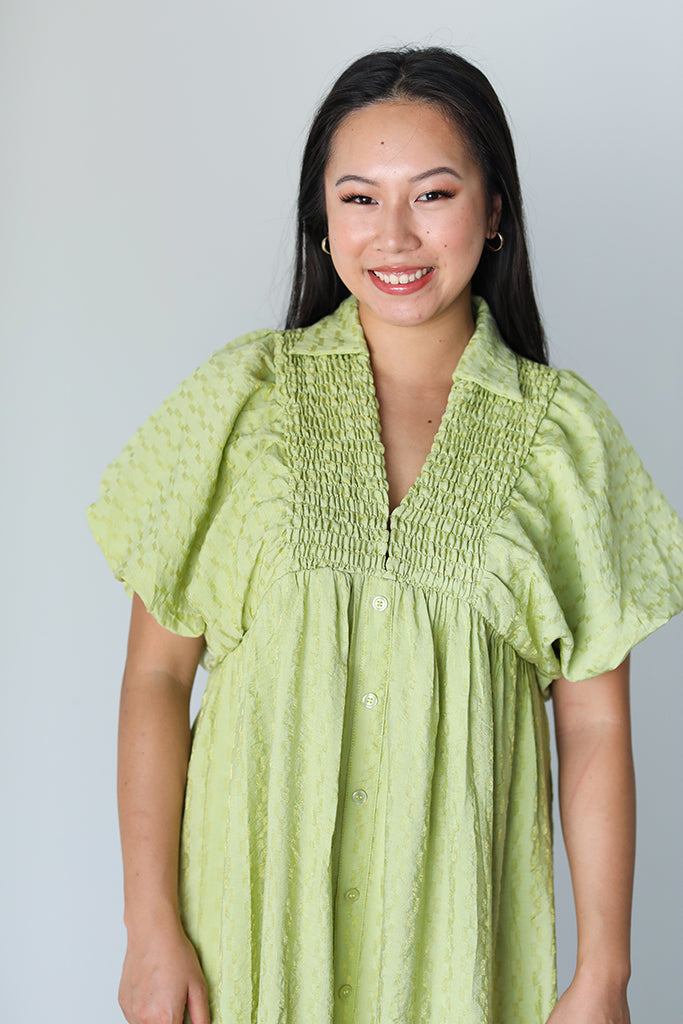 Key Lime Midi Dress