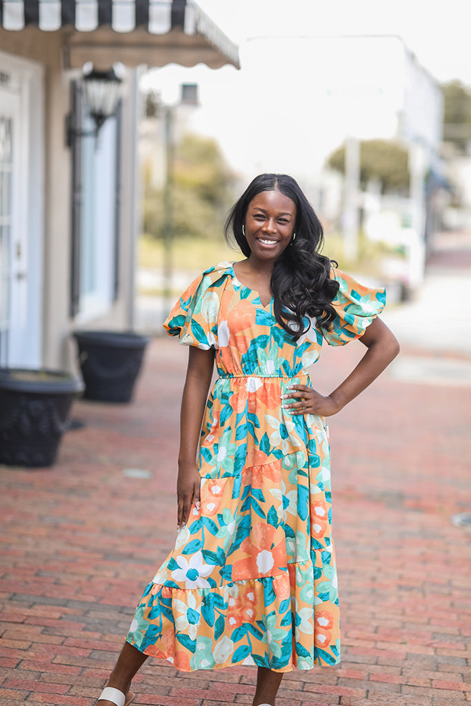 All Day Vacay Midi Dress | +Plus Size Available