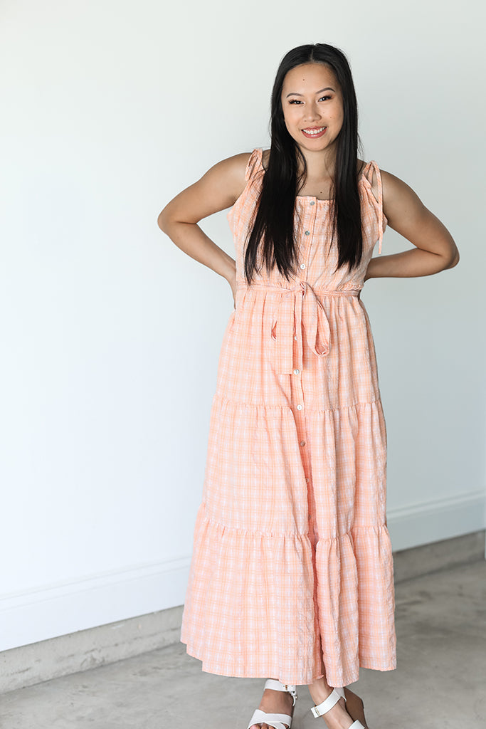 Creamsicle Button Up Dress