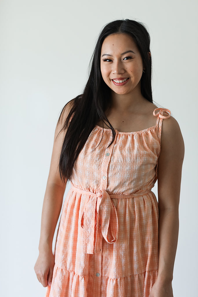 Creamsicle Button Up Dress