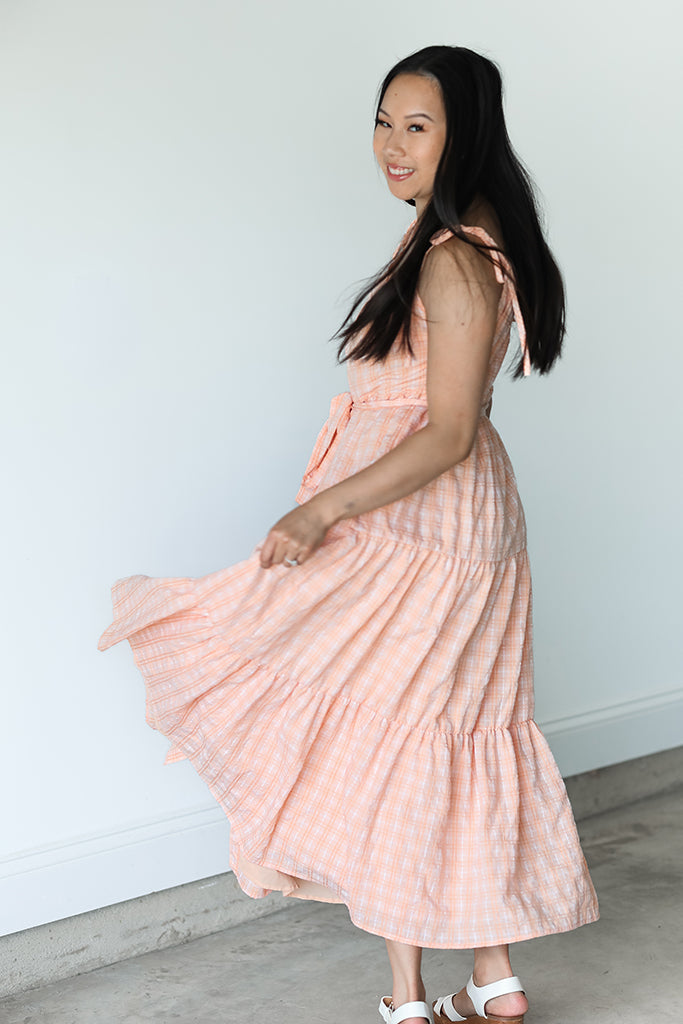 Creamsicle Button Up Dress