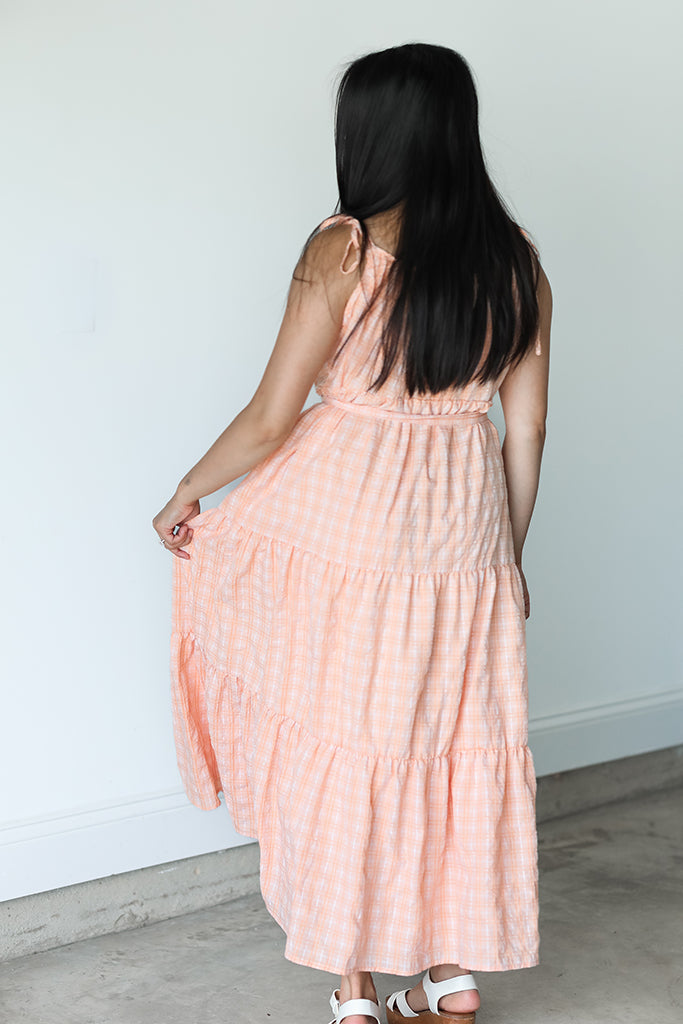 Creamsicle Button Up Dress