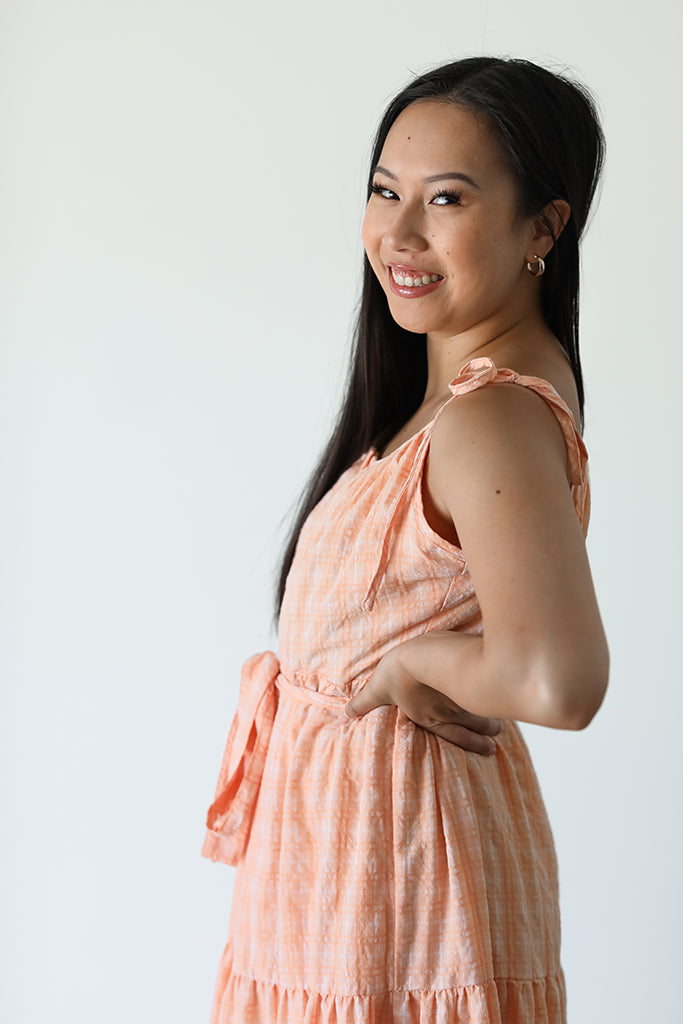 Creamsicle Button Up Dress