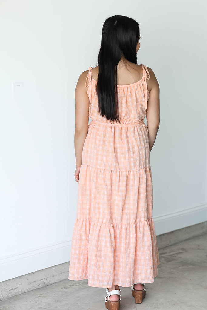 Creamsicle Button Up Dress