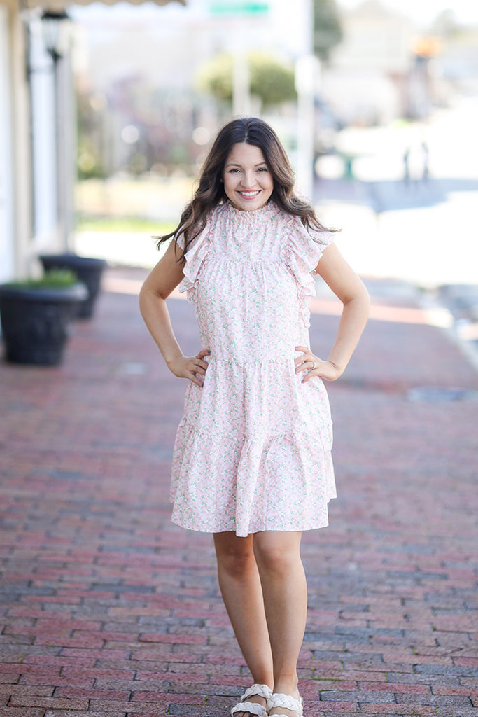 Spring Floral Mini Dress