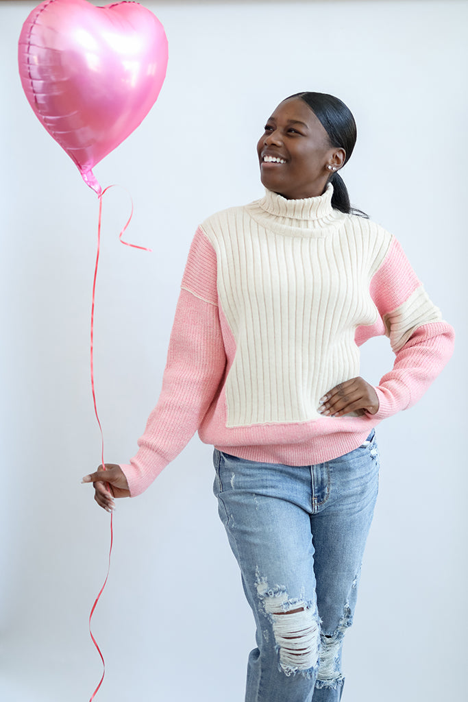 Girl Power Turtle Neck Sweater